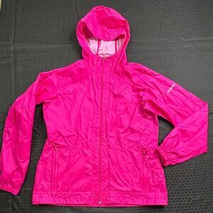 Columbia Women's Pink Windbreaker, Size Large
